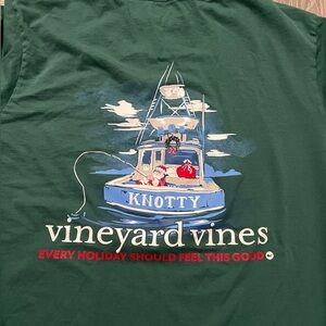 Vineyard Vines Christmas long sleeve shirt